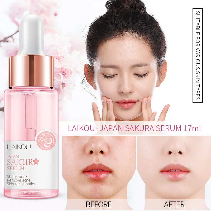Kit Viso Sakura 8pz - Anti-Età, Luminosità & Idratazione Totale