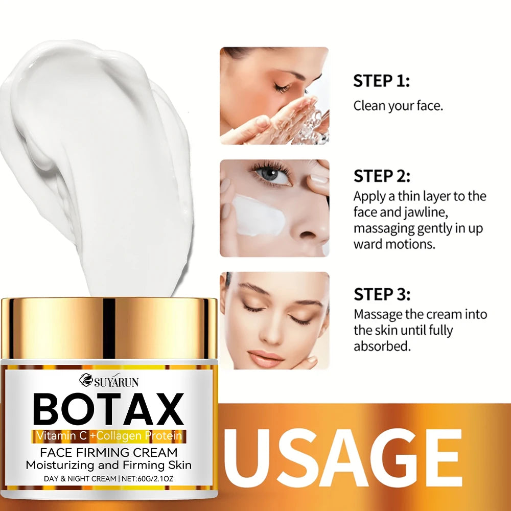 Crema Botax SUYARUN - Lifting Viso Istantaneo Anti-Rughe, Effetto Botox Senza Aghi, Unisex | Scelta Top