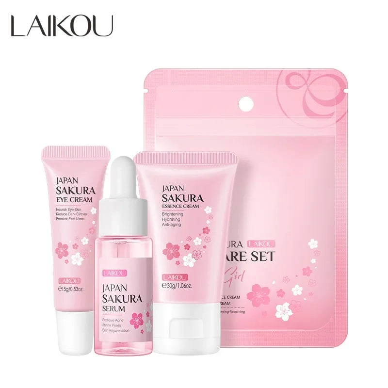 Kit Vitamina C LAIKOU Spa 3pz - Trattamento Illuminante Viso: Detergente + Siero + Crema | Scelta Top