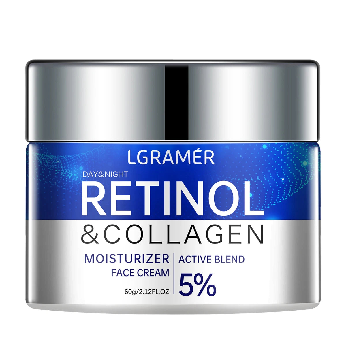Crema Retinolo 5% + Collagene LGRAMER - Anti-Rughe Giorno e Notte, Rassodante Uomo Donna | Scelta Top