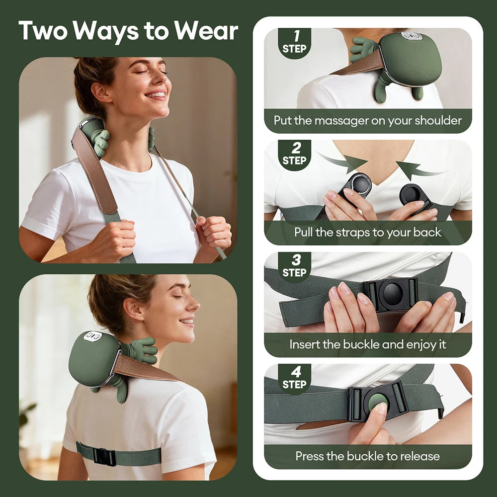 Massaggiatore Cervicale e Spalle 4D – Impasto Bionic Wireless