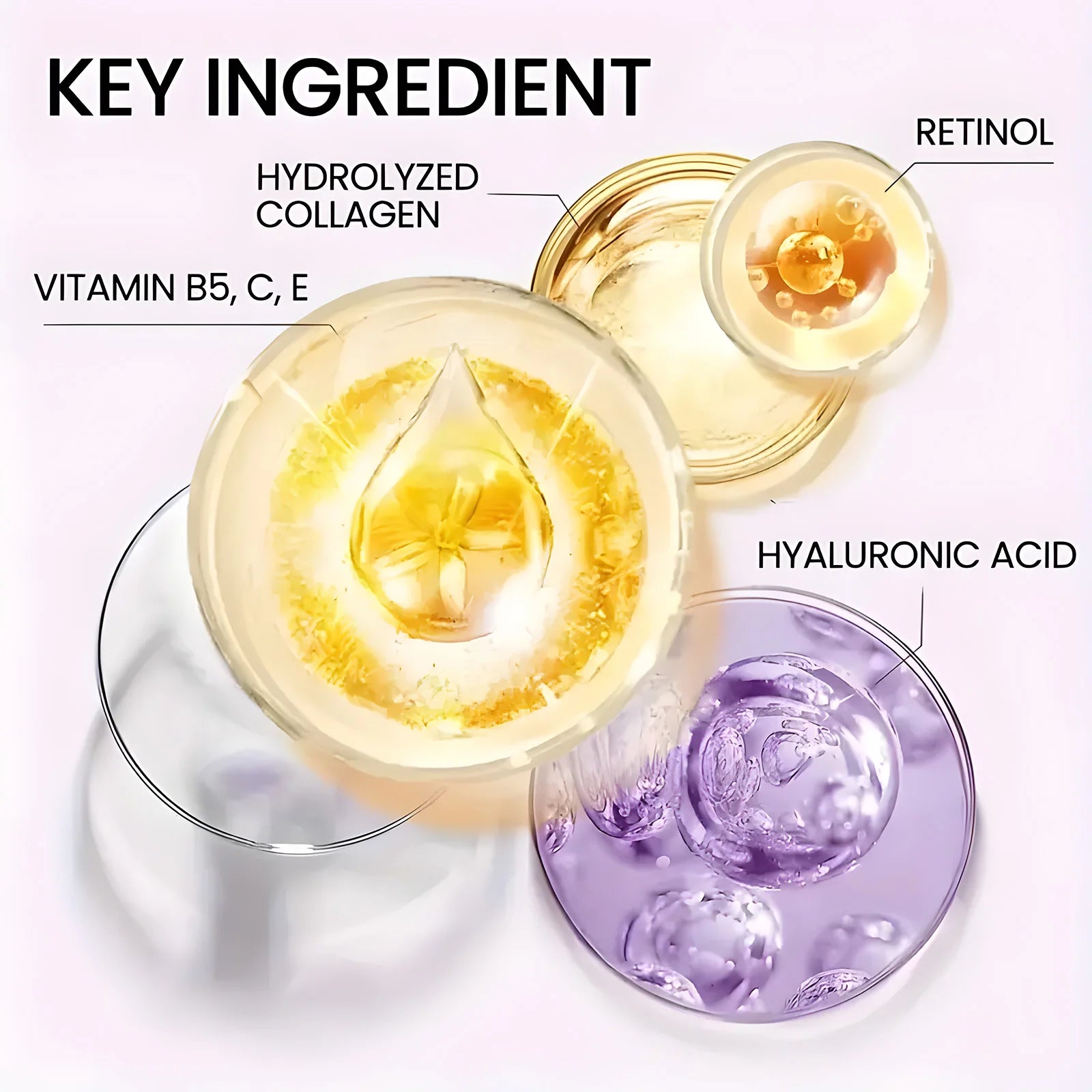 Crema Peptidi Lift & Firm 6-in-1 - Anti-Età, Acne, Macchie, Oil Control con Retinolo + Vit C | Scelta Top