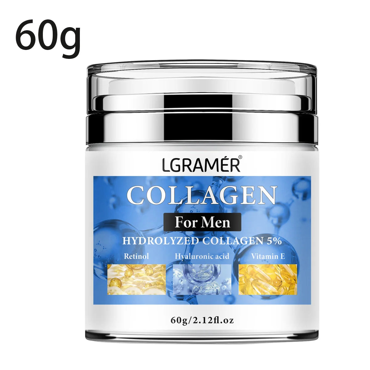 Crema Uomo Collagene Rassodante Viso e Collo - Anti-Età Idratazione 24H | Scelta Top