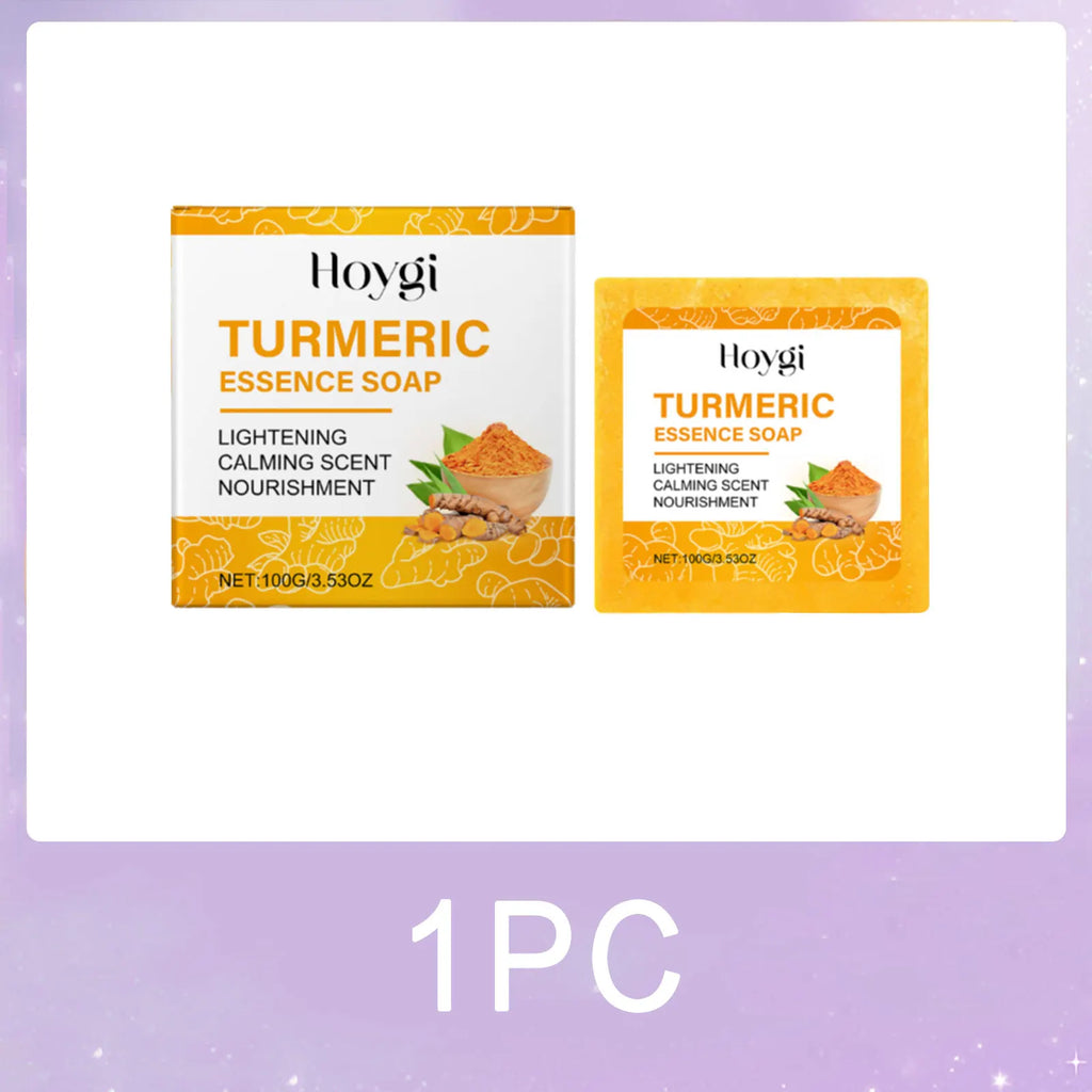 Kit Curcuma HOYGI 3pz - Olio + Crema + Sapone Anti-Macchie, Anti-Acne, Luminosità Ayurveda | Scelta Top