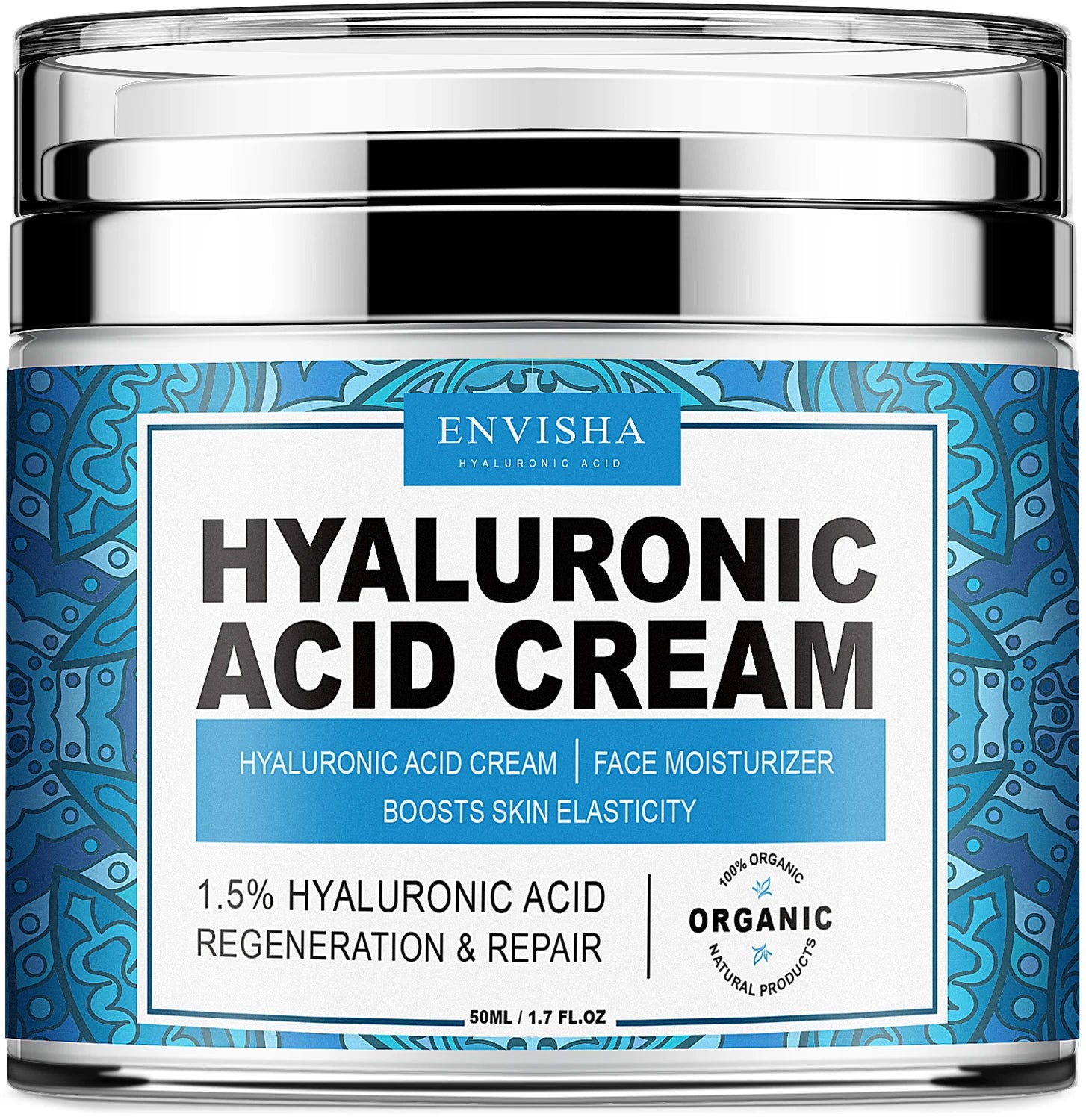 Crema Collagene + Acido Ialuronico ENVISHA - Anti-Rughe Profonde Rimpolpante Giorno/Notte | Scelta Top