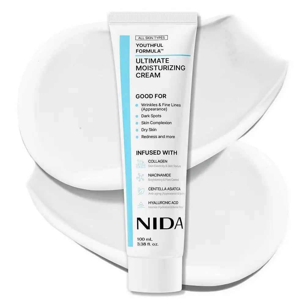 Crema NIDA Retinolo Viso + Contorno Occhi - Idratante Anti-Età 2in1 | Scelta Top