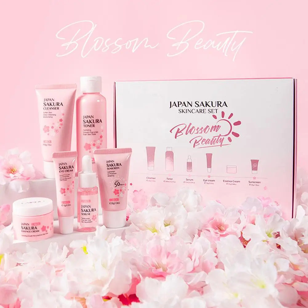 Kit Sakura Completo 6pz LAIKOU - Routine Giapponese Viso Perfetta