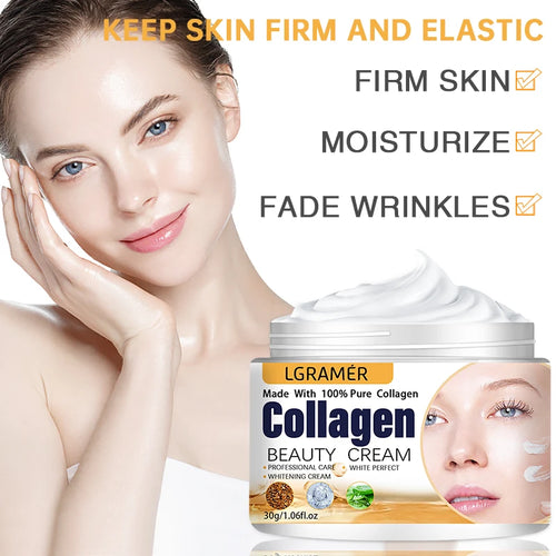Crema Collagene LGRAMER 60g - Idratante Anti-Rughe Riparatrice con Bava di Lumaca | Scelta Top