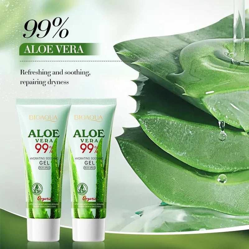 Crema Gel Aloe Vera 99% Puro - Idratante Lenitiva Post-Sole e Post-Rasatura | Scelta Top