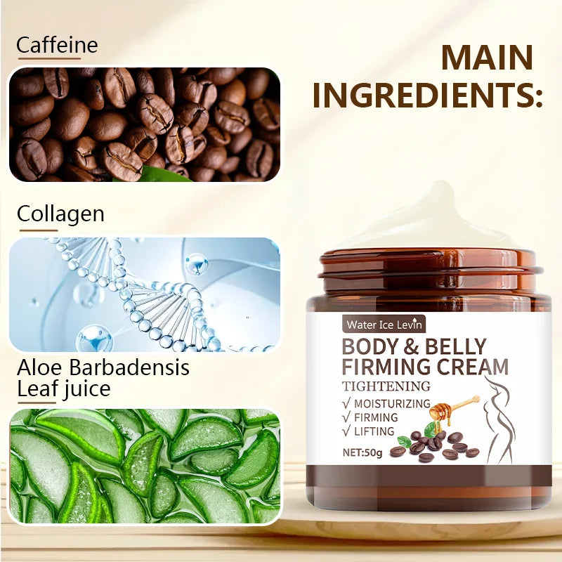 Crema Rassodante Pancia e Corpo "Body Lift" - Caffeina Post-Parto Anti-Rilassamento | Scelta Top