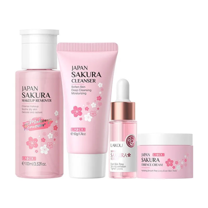Kit Sakura Coreano Premium - K-Beauty Idratazione Profonda & Glass Skin