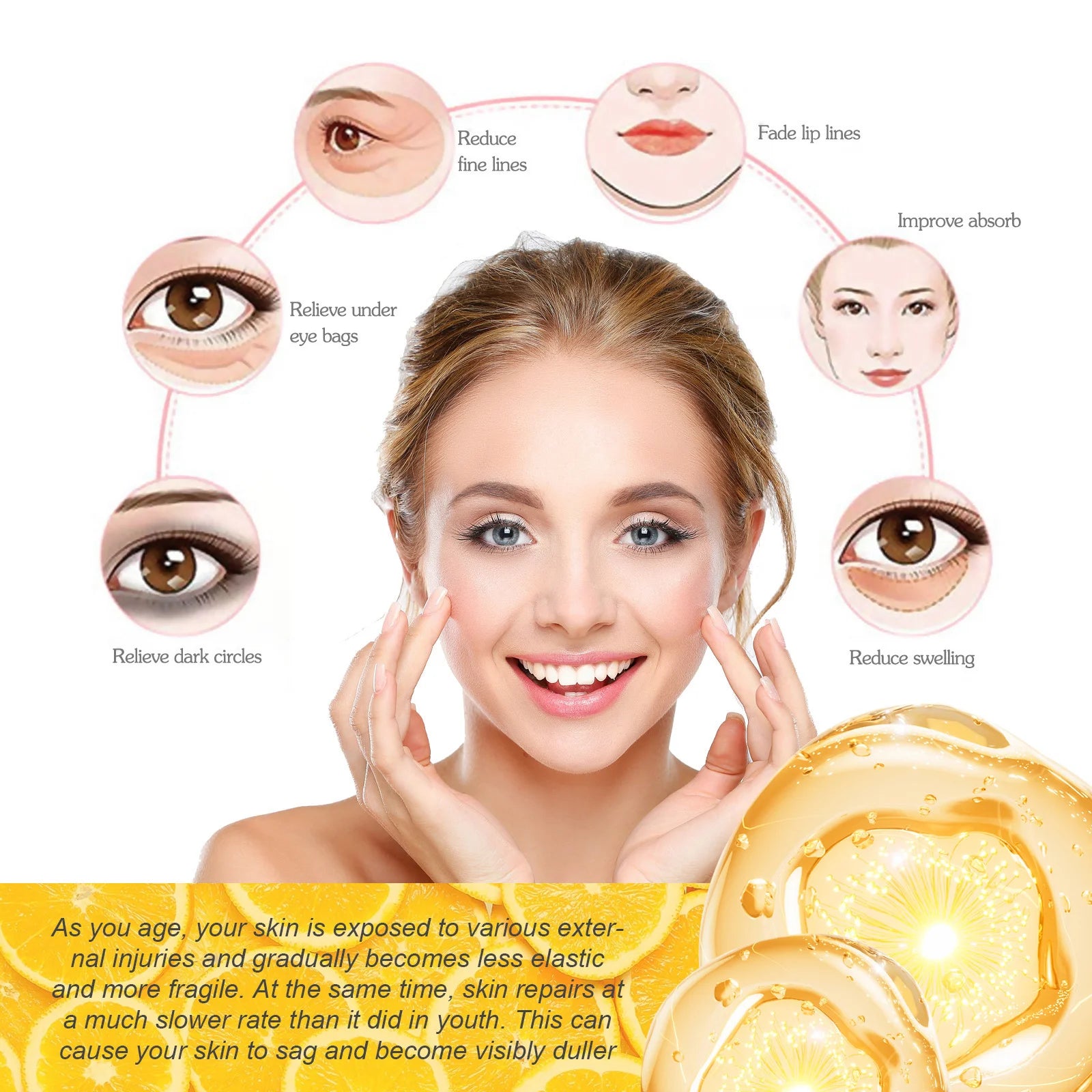 Kit Oro 24K West&Month - Set Completo Anti-Età Viso + Occhi: Siero, Crema, Patch Occhiaie | Scelta Top