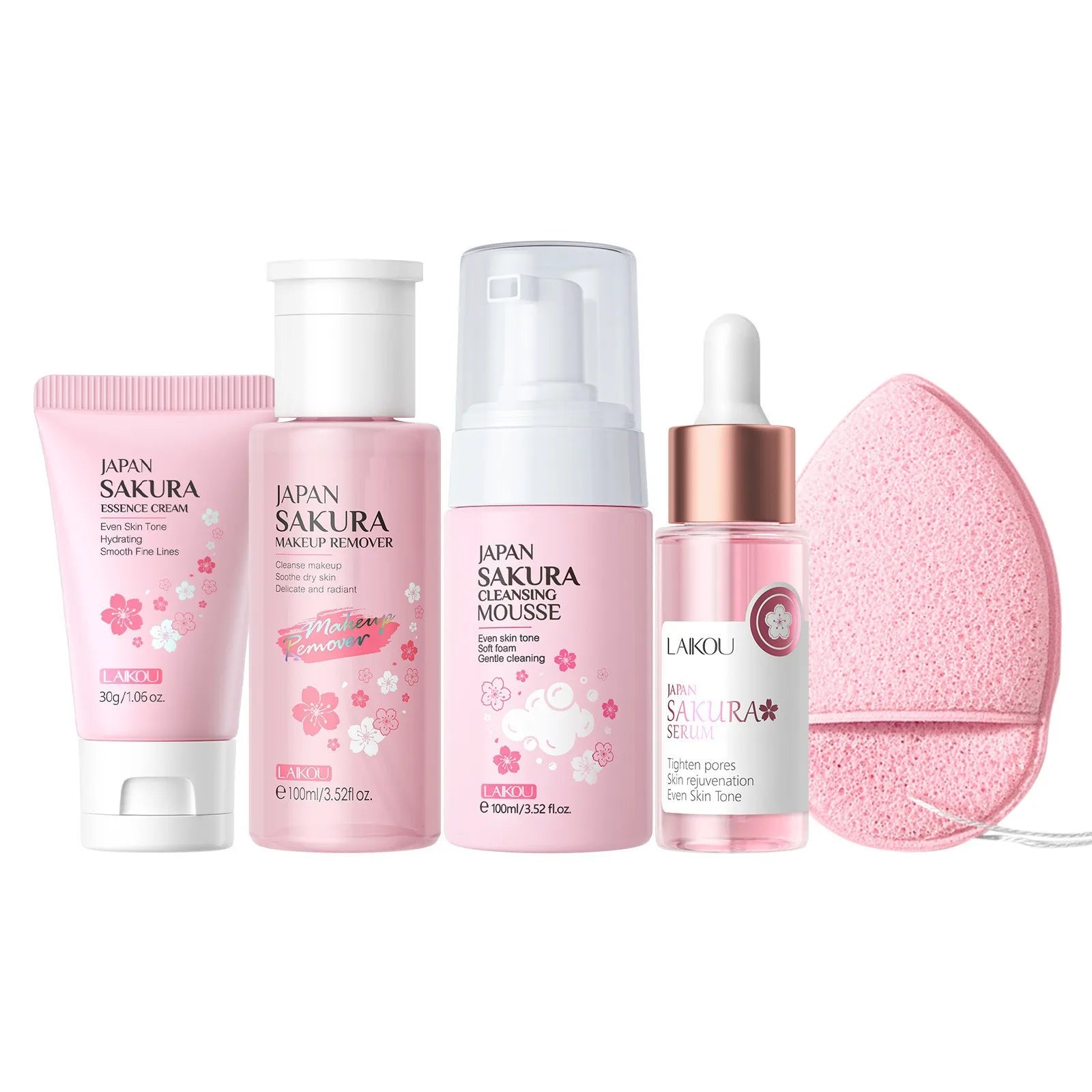 Kit Sakura Coreano Premium - K-Beauty Idratazione Profonda & Glass Skin
