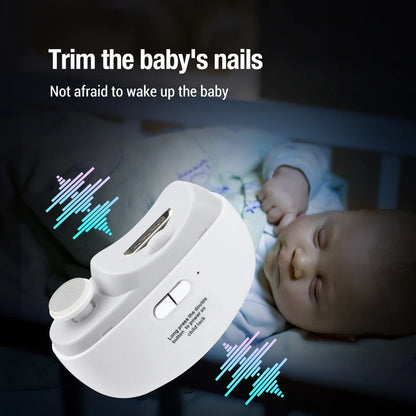 Taglia Unghie Elettrico con Luce – Ricaricabile, 3 in 1: Taglia, Lima e Lucida