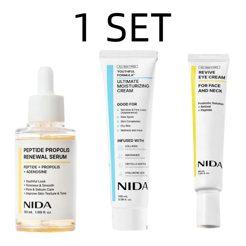 Crema NIDA Retinolo Viso + Contorno Occhi - Idratante Anti-Età 2in1 | Scelta Top