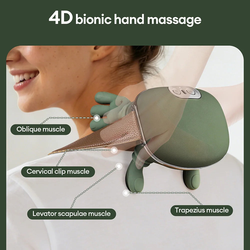 Massaggiatore Cervicale e Spalle 4D – Impasto Bionic Wireless