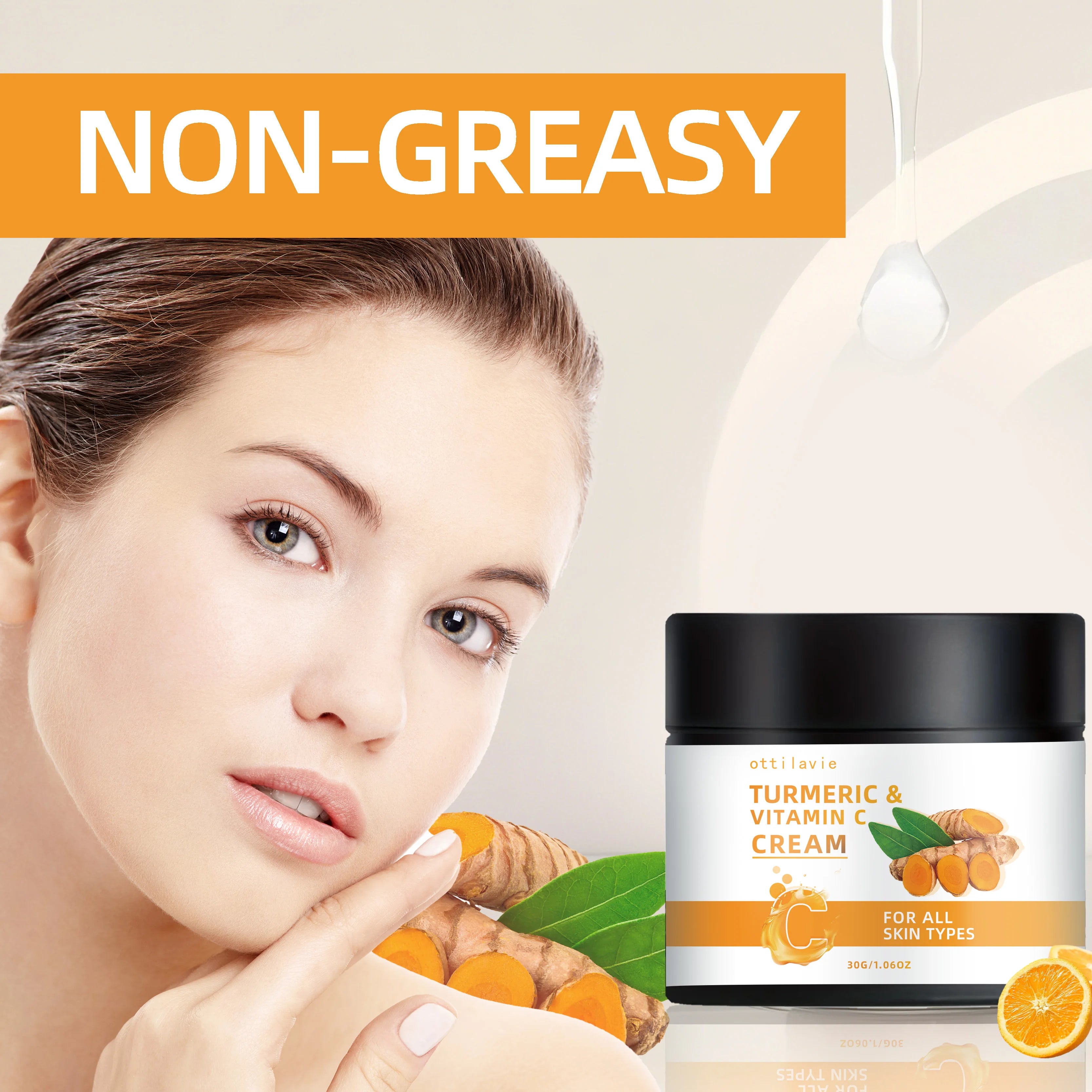 Crema Ottilavie Arancia + Vitamina C Unisex - Idratante Illuminante Anti-Grigiore | Scelta Top