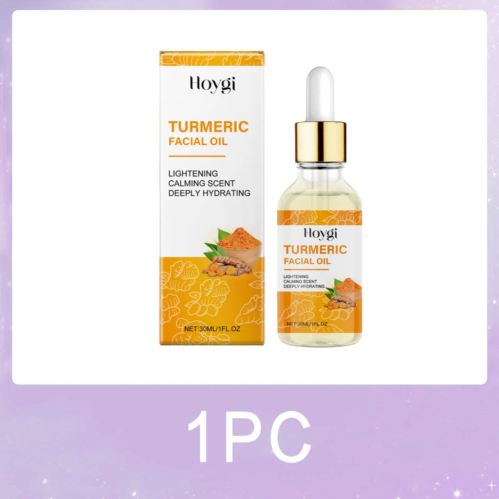 Kit Curcuma HOYGI 3pz - Olio + Crema + Sapone Anti-Macchie, Anti-Acne, Luminosità Ayurveda | Scelta Top