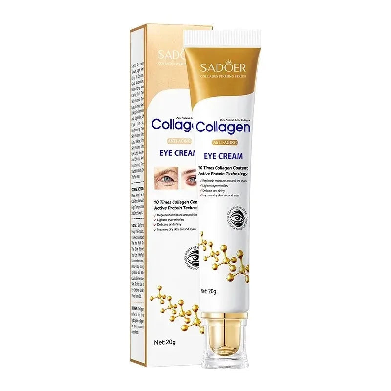 Kit Collagene SADOER - Crema Viso + Crema Occhi Anti-Rughe, Anti-Occhiaie, Rassodante | Scelta Top