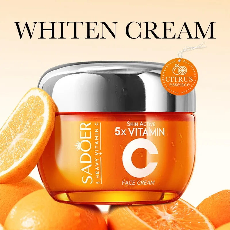 Crema SADOER Vitamina C 5x Illuminante Anti-Macchie - Effetto Glow Istantaneo | Scelta Top