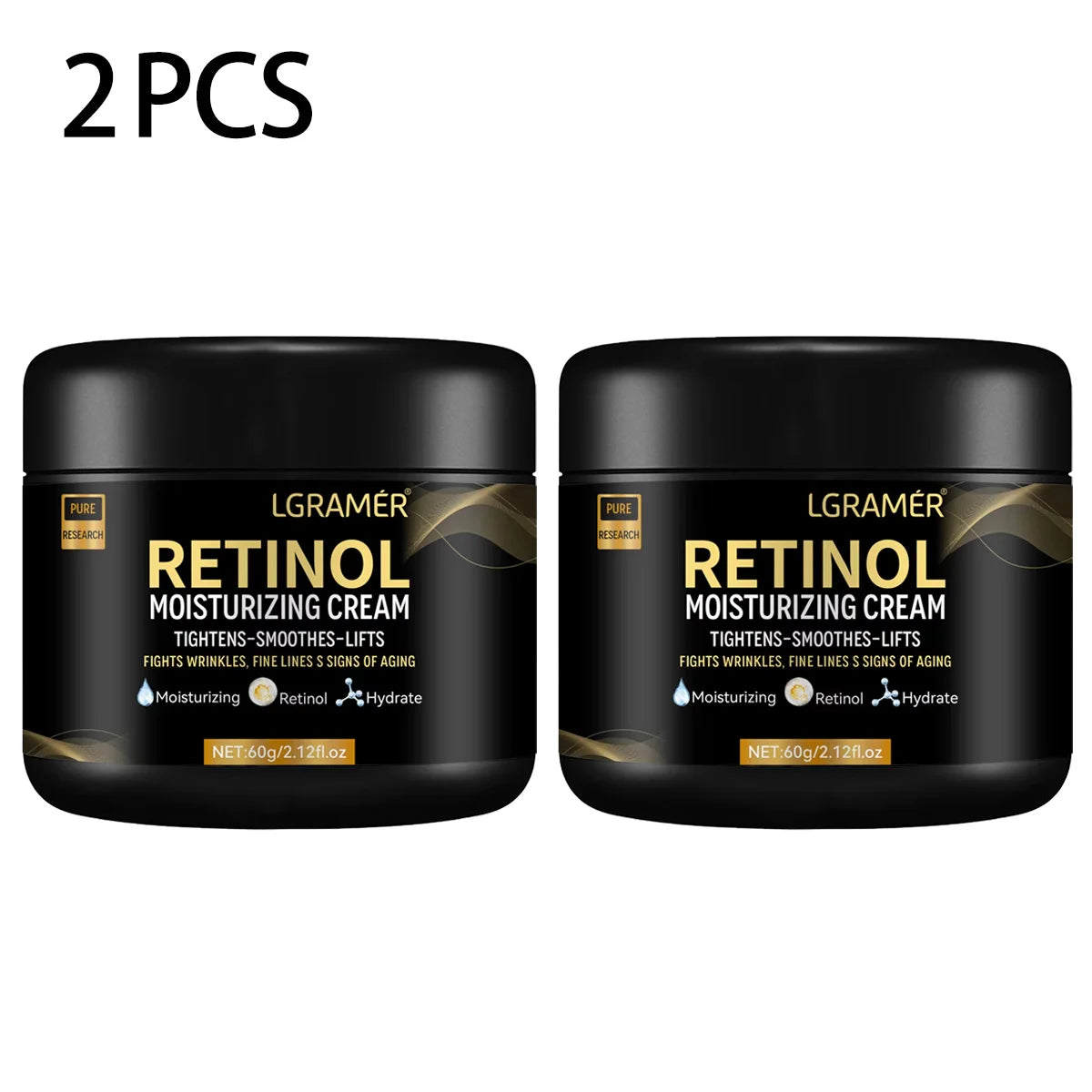 Crema Viso Uomo Retinolo LGRAMER - Anti-Rughe, Anti-Età, Idratante Forte Pelle Maschile | Scelta Top