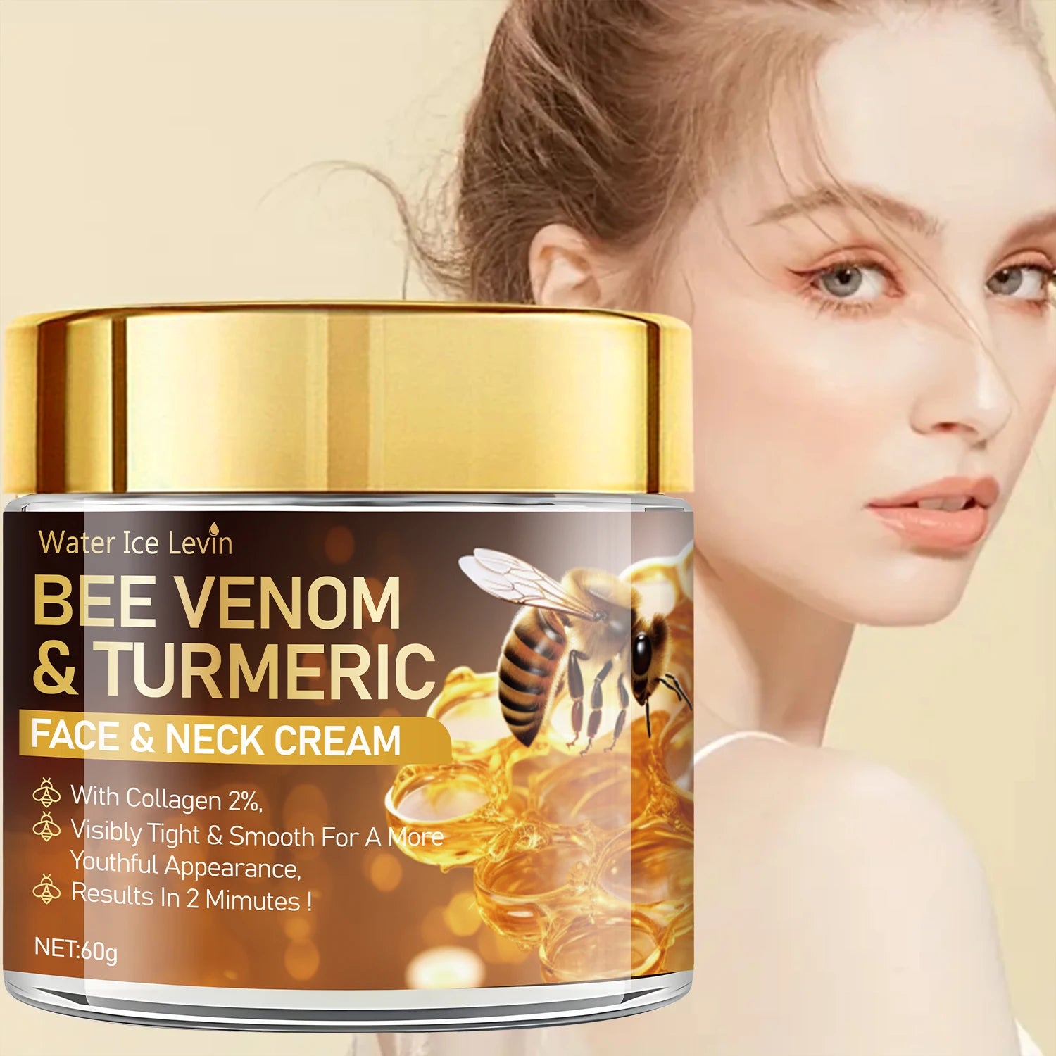 Crema Veleno d'Api + Curcuma - Lifting Istantaneo Effetto Botox Naturale | Scelta Top