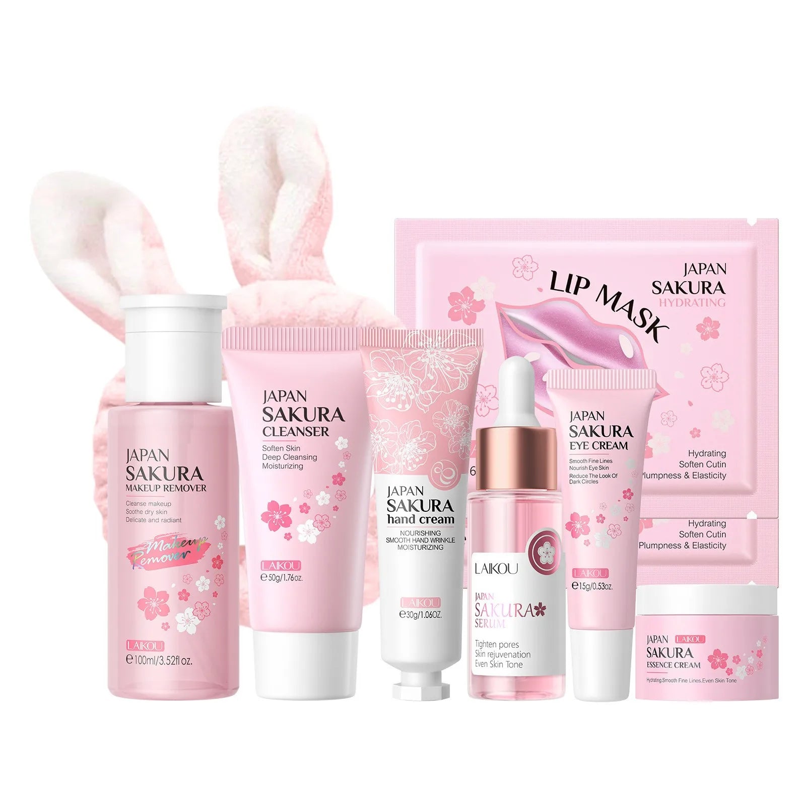 Kit Sakura Coreano Premium - K-Beauty Idratazione Profonda & Glass Skin