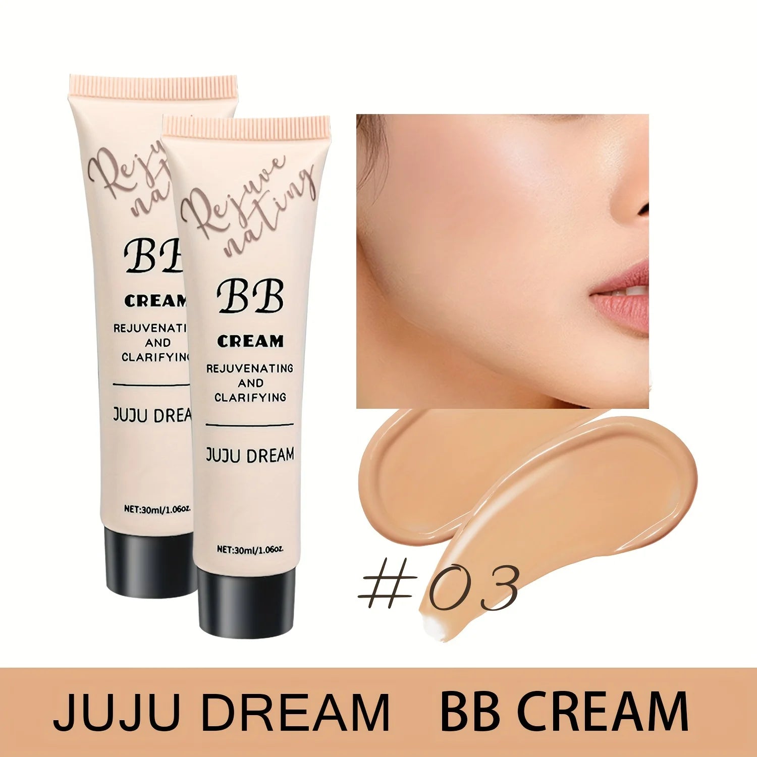 BB Cream JUJU DREAM Illuminante Coreana - Effetto Pelle di Vetro Naturale | Scelta Top