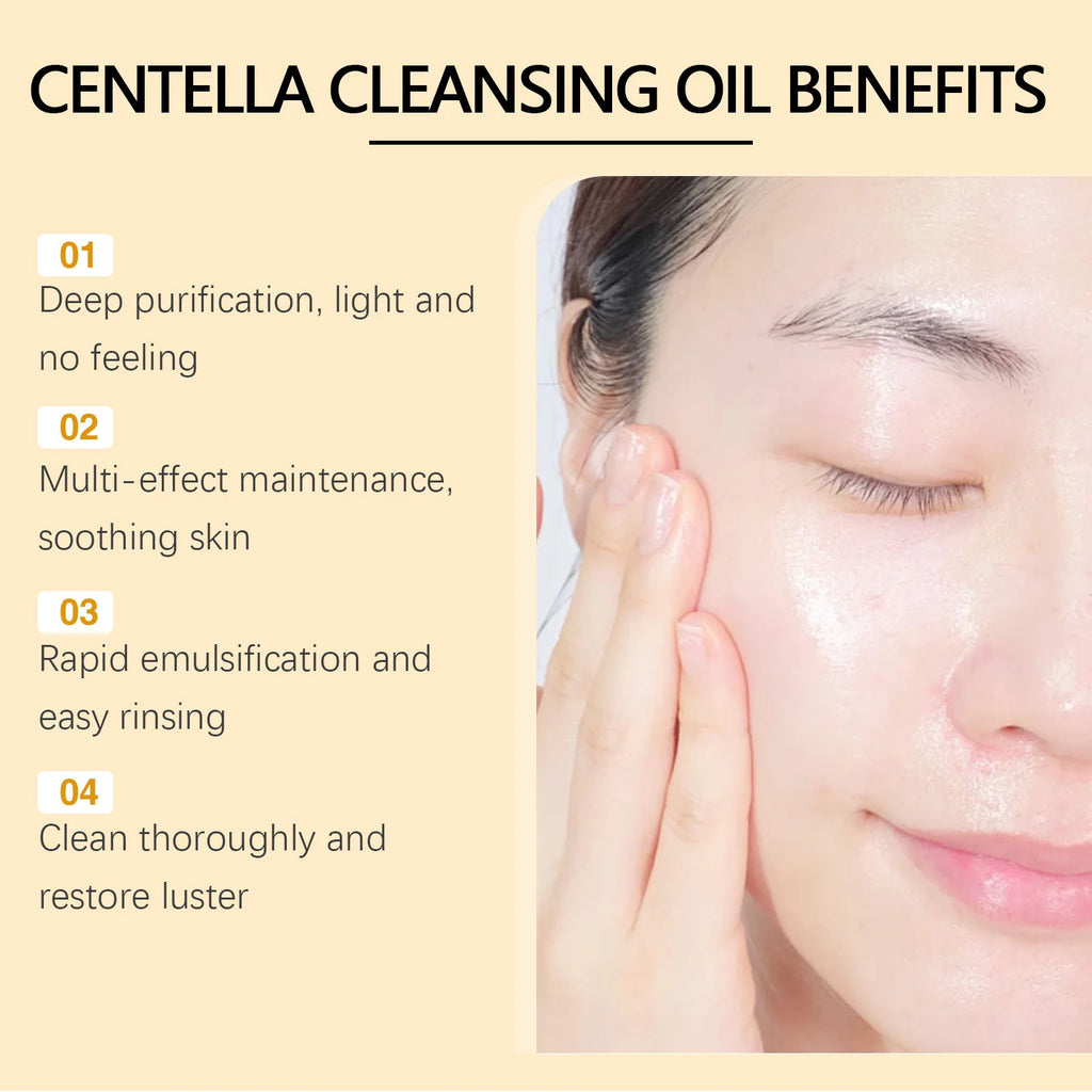 Olio Detergente Centella EELHOE - Struccante Viso K-Beauty Anti-Punti Neri, Doppia Detersione | Scelta Top