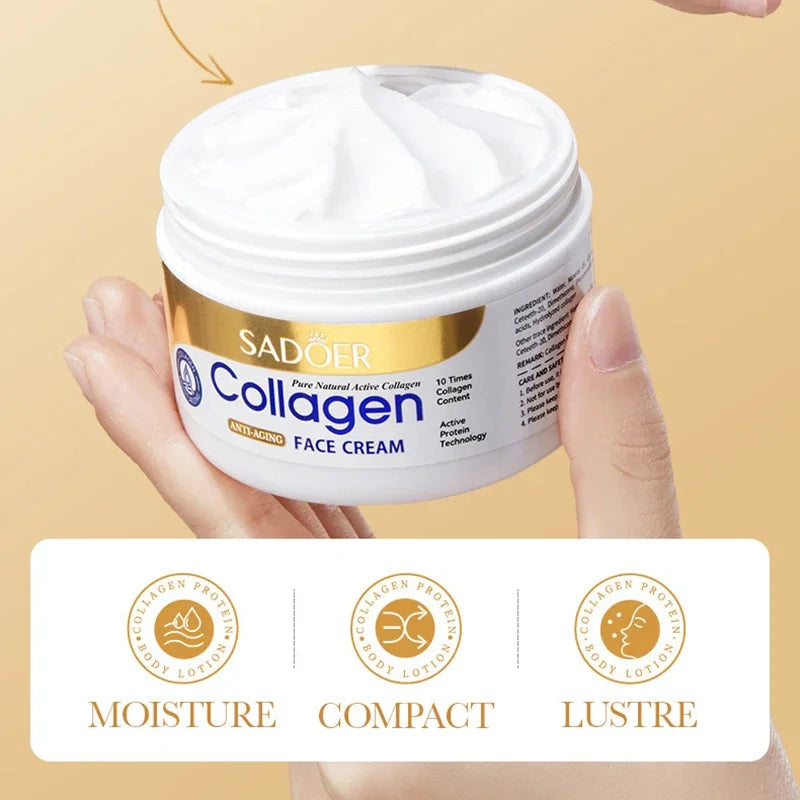 Crema SADOER Collagene Rassodante - Lifting Viso Anti-Cedimento | Scelta Top