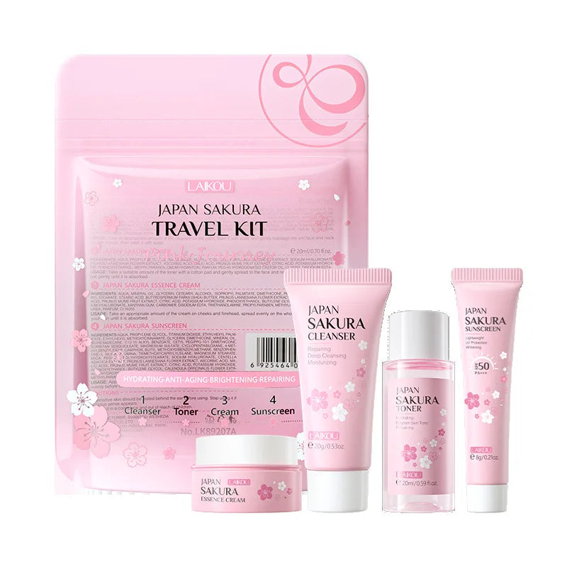 Kit Vitamina C LAIKOU 4pz - Routine Giorno Completa: Detergente + Tonico + Crema + SPF 50 | Scelta Top