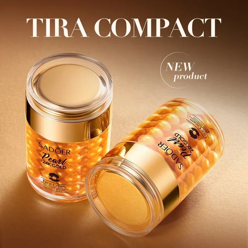 Crema Perle d'Oro 24K + Collagene - Lifting di Lusso Anti-Rughe Effetto Seta | Scelta Top