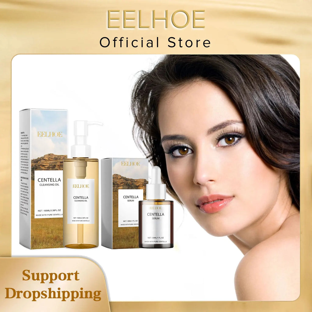 Olio Detergente Centella EELHOE - Struccante Viso K-Beauty Anti-Punti Neri, Doppia Detersione | Scelta Top