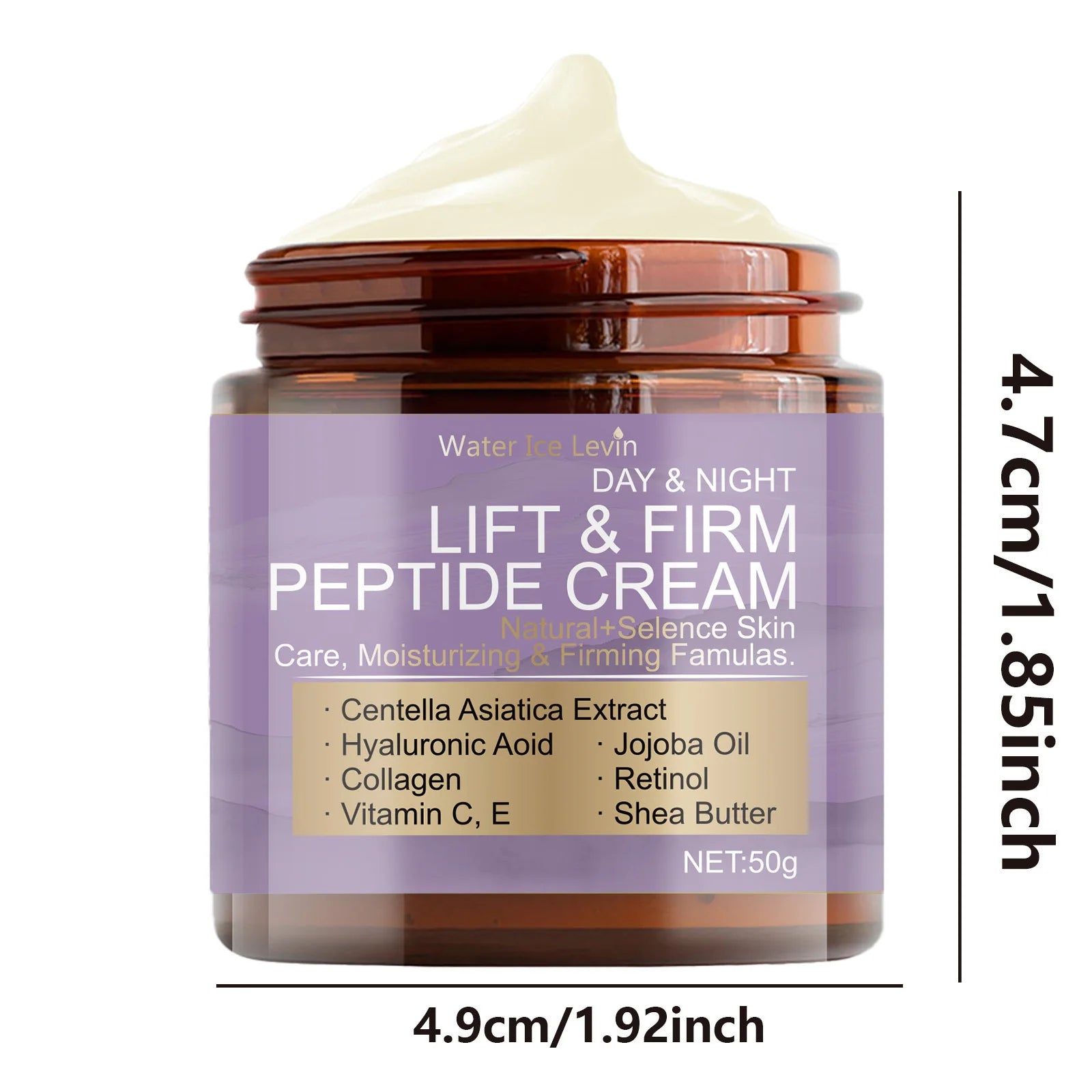 Crema Peptidi Lift & Firm 6-in-1 - Anti-Età, Acne, Macchie, Oil Control con Retinolo + Vit C | Scelta Top
