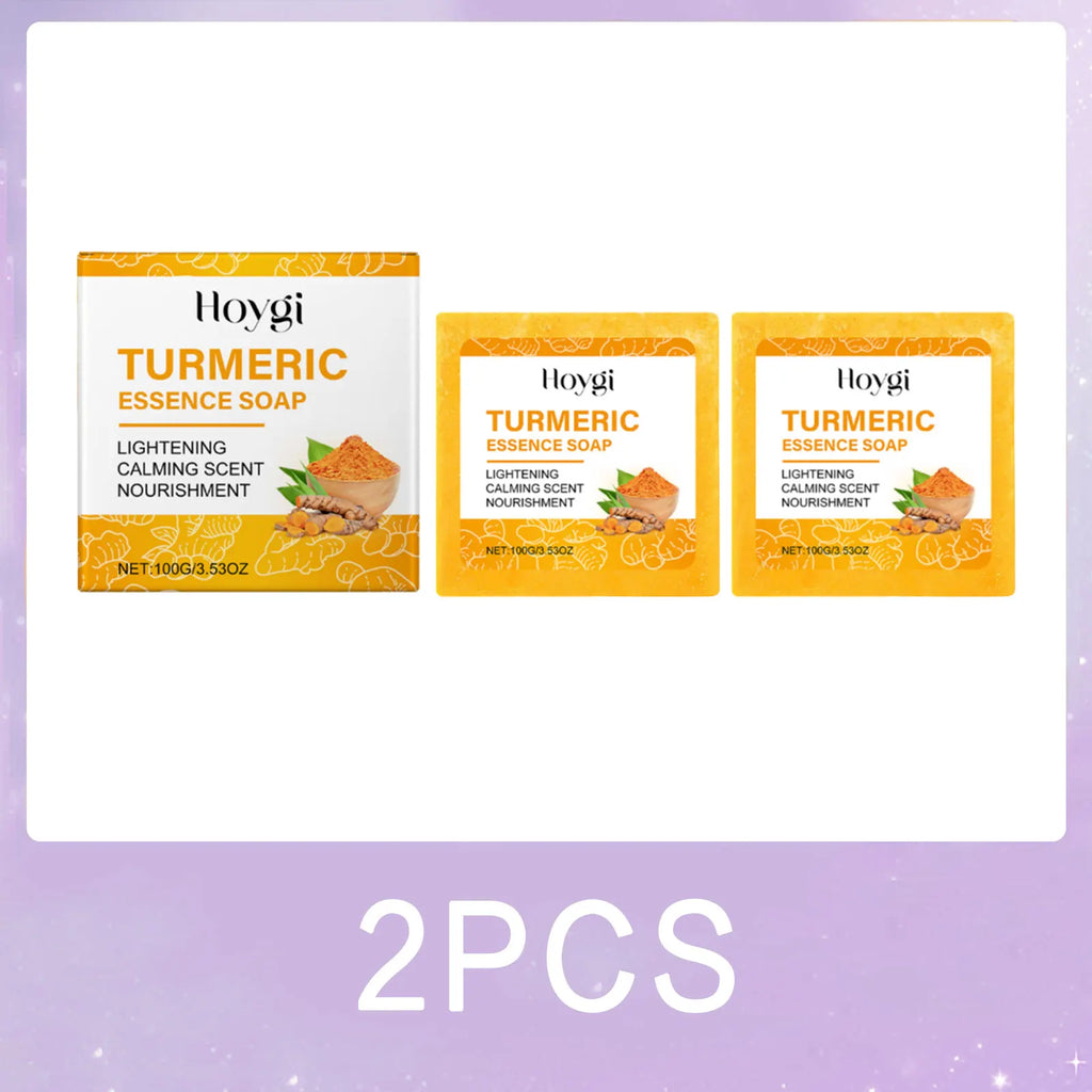 Kit Curcuma HOYGI 3pz - Olio + Crema + Sapone Anti-Macchie, Anti-Acne, Luminosità Ayurveda | Scelta Top