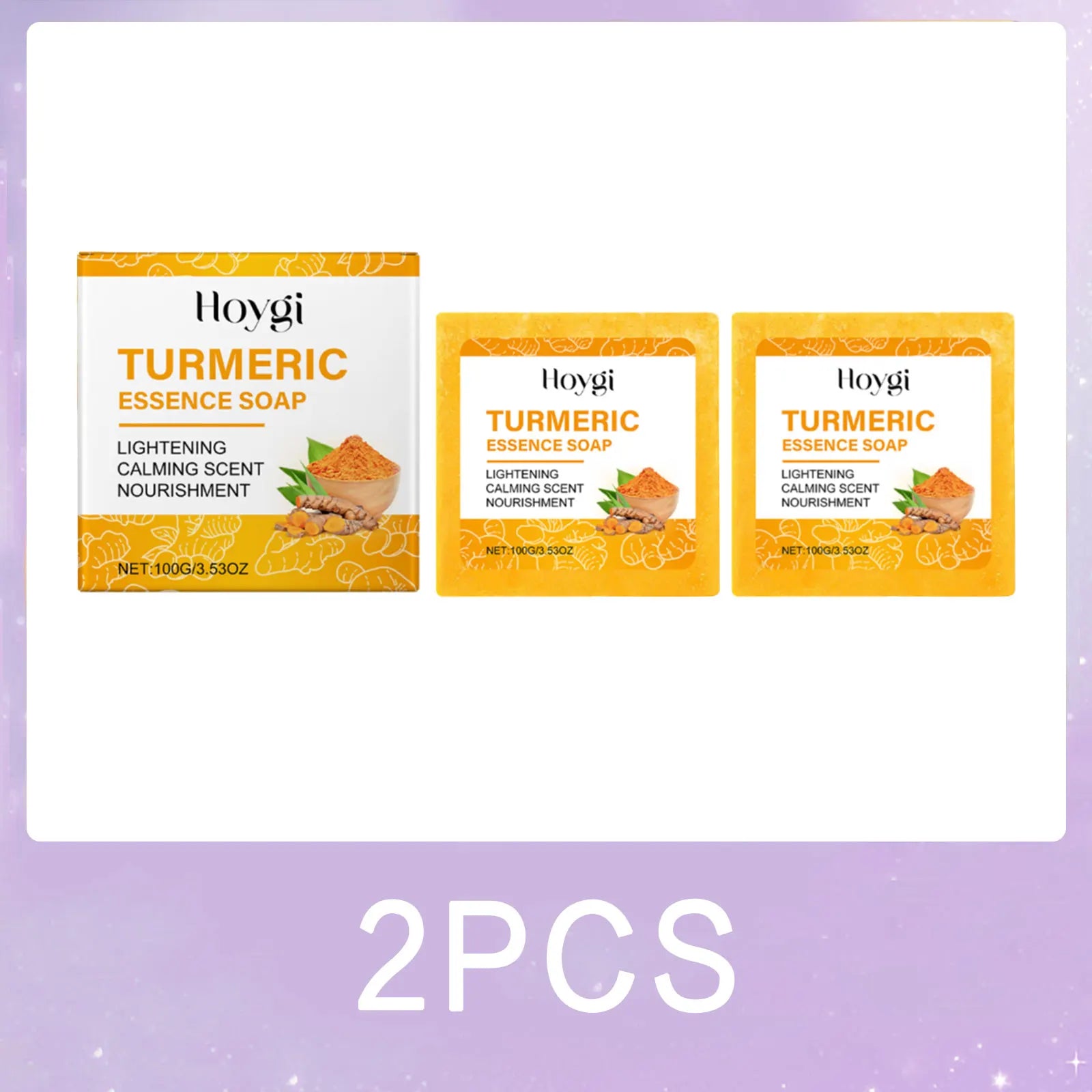 Kit Curcuma HOYGI 3pz - Olio + Crema + Sapone Anti-Macchie, Anti-Acne, Luminosità Ayurveda | Scelta Top
