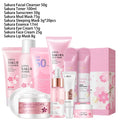 Kit Viso Completo Sakura 9pz LAIKOU - Routine Giapponese Anti-Età SPF 50