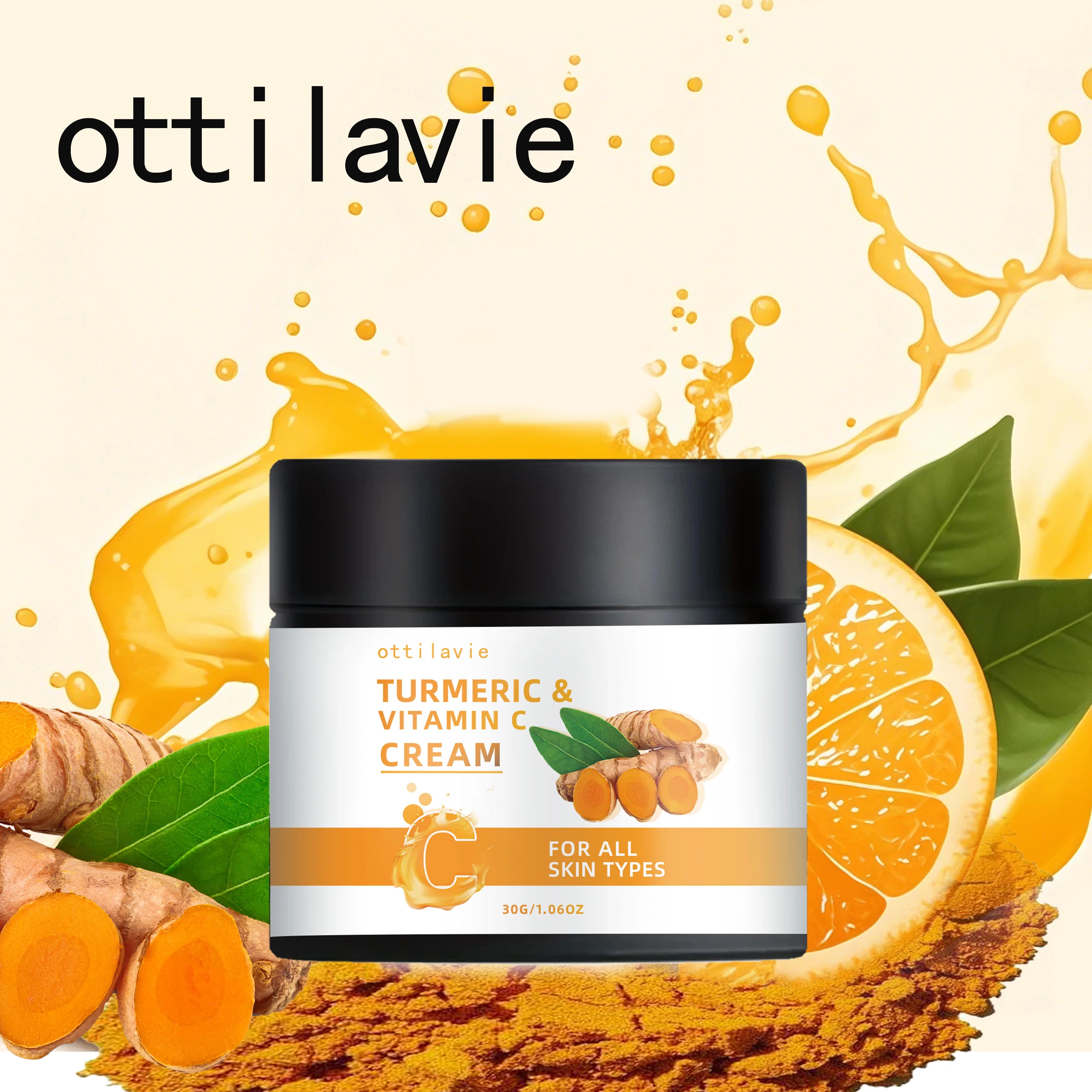 Crema Ottilavie Arancia + Vitamina C Unisex - Idratante Illuminante Anti-Grigiore | Scelta Top